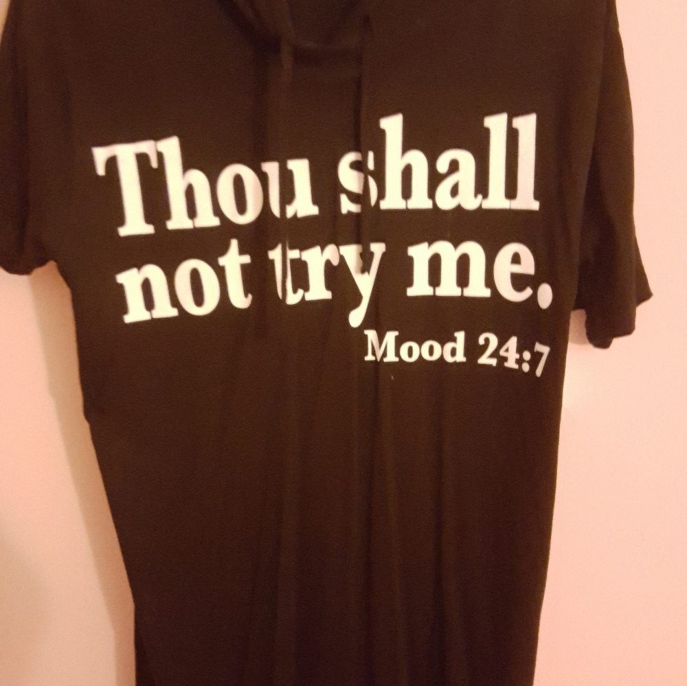 On fire tee hoodie